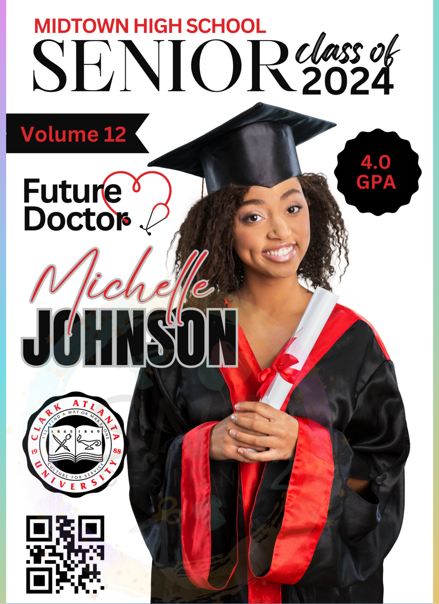 Graduation Magazine Template